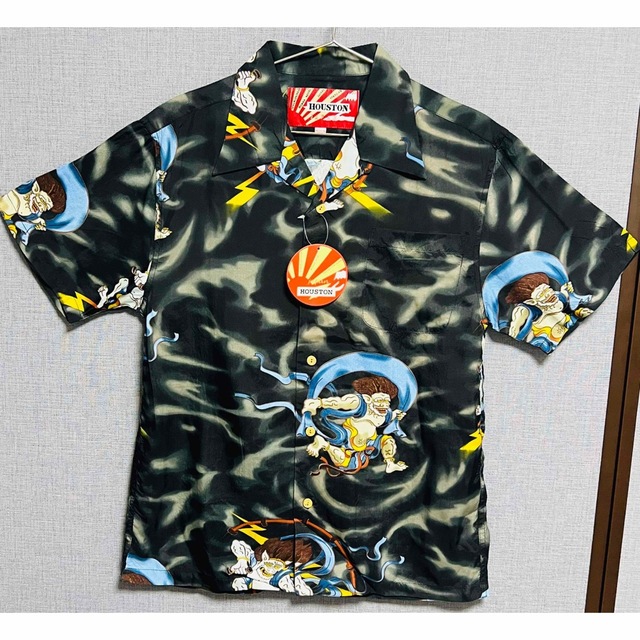 ☆新品未使用激レア品☆ HOUSTON ヒューストンアロハシャツ風神雷神 和柄 | フリマアプリ ラクマ