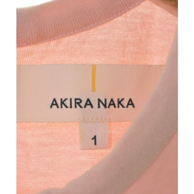 AKIRANAKA(アキラナカ)のAKIRA NAKA アキラナカ Tシャツ・カットソー 1(S位) ピンク 【古着】【中古】 レディースのトップス(カットソー(半袖/袖なし))の商品写真