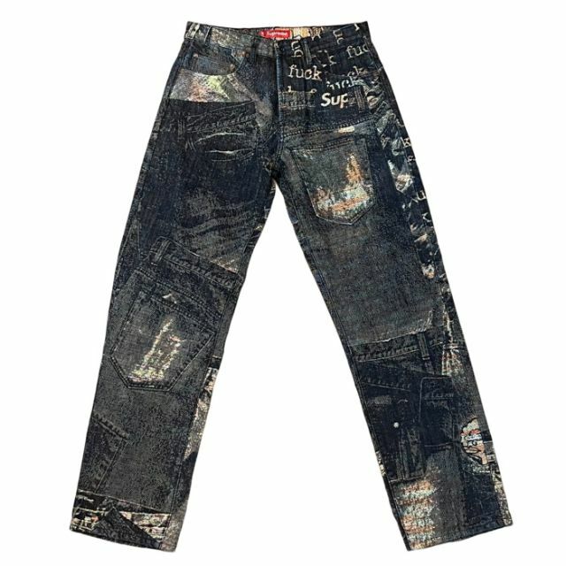 Supreme Archive Denim Jacquard Jean 青 30