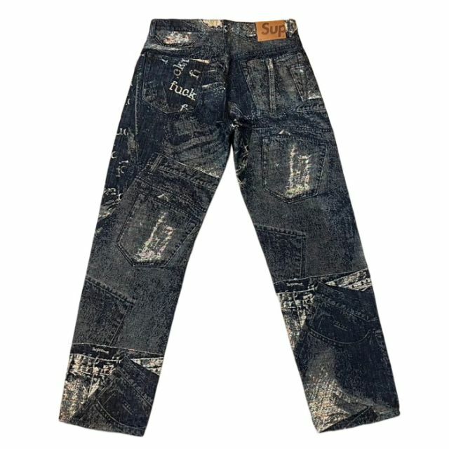 Supreme Archive Denim Jacquard Jean 青 32 | fleettracktz.com