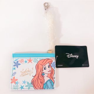 ディズニー(Disney)の新品  アリエル  パスケース   リトルマーメイド(名刺入れ/定期入れ)