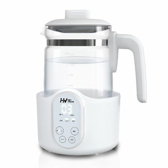 【特価商品】調乳ポット 電気ケトル 電気ポット 温度調節 保温機能付き プリセッ