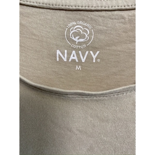 NAVY(ネイビー)の[NAVY（ネイビー）]トップス　Tシャツ　半袖　Mサイズ レディースのトップス(Tシャツ(半袖/袖なし))の商品写真