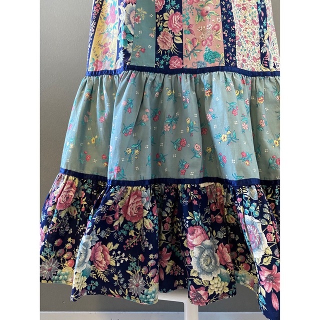 古着 アンティーク ビンテージ 70s USA 花柄 総柄 模様 美品の通販 by