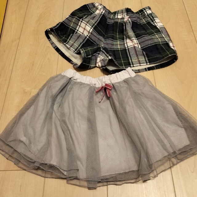 BREEZE(ブリーズ)の100サイズ　ショートパンツスカートセット キッズ/ベビー/マタニティのキッズ服女の子用(90cm~)(スカート)の商品写真