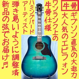 Epiphone - 【希少☆牛骨☆ギブソン直系】 Epiphone☆ハミングバード