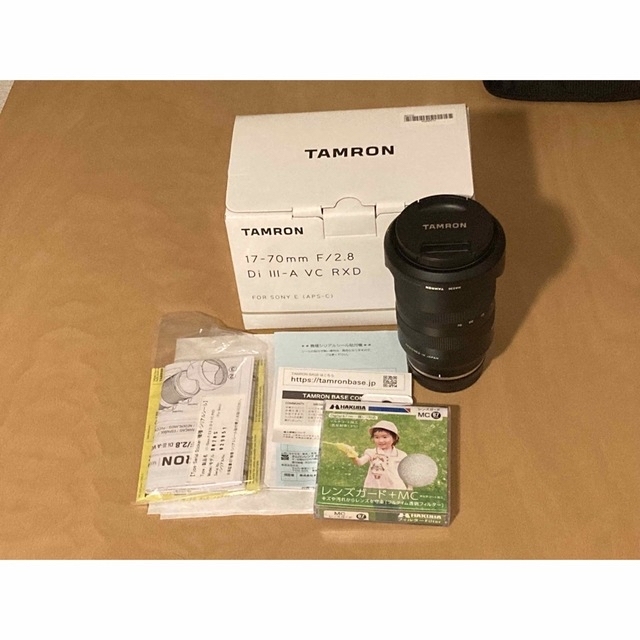 TAMRON(タムロン)のtamron 17-70mm F/2.8  ソニーαEマウント+フィルター スマホ/家電/カメラのカメラ(レンズ(ズーム))の商品写真