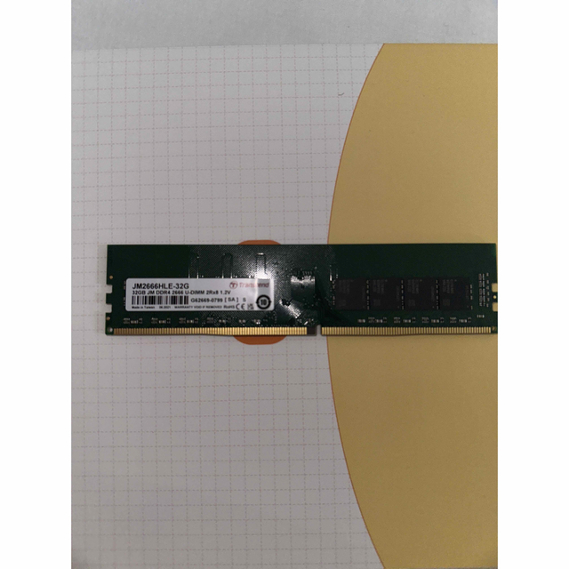 TranscendPC用メモリPC4-21300(DDR4-2666) 32GB 3