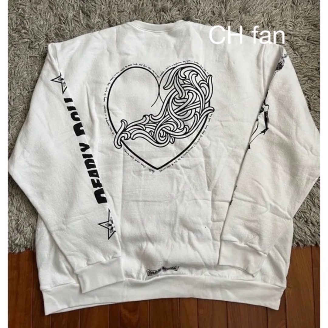 新品未使用 Chrome Hearts クロムハーツ パーカー グレー XL