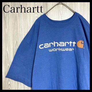 カーハート(carhartt)のZ762カーハート半袖Tシャツビッグプリント アメリカ古着 オーバーサイズ(Tシャツ/カットソー(半袖/袖なし))