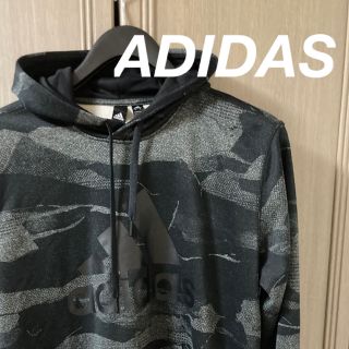 ナイロンパーカー　メンズ　adidas 迷彩　Lサイズ