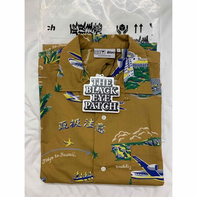 black eye patch Souvenir Aloha Shirt