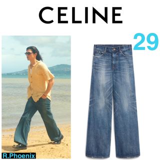 celine 22ss サーフフレアジーンズメンズ