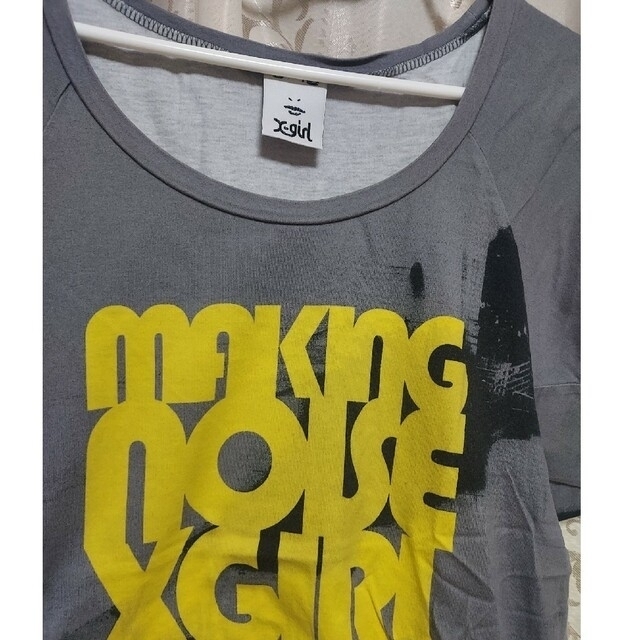 X-girl(エックスガール)のX-girl エックスガール Tシャツ 半袖 ロゴ レディースのトップス(Tシャツ(半袖/袖なし))の商品写真