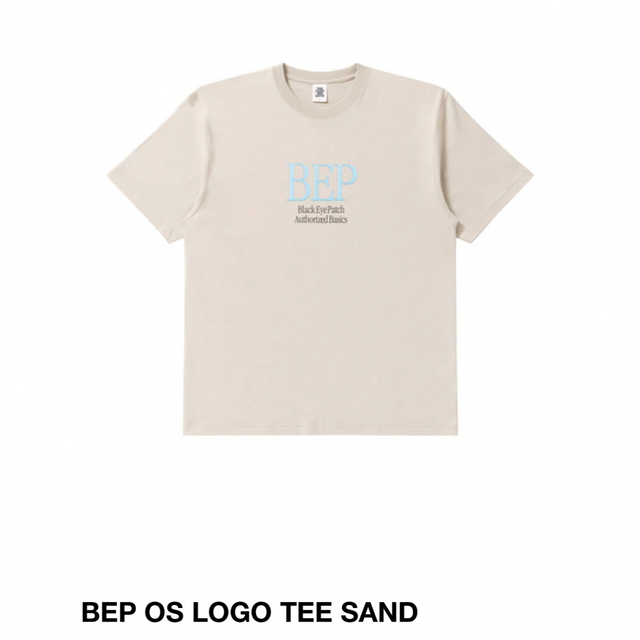 black eye patch bep os logo TEE ベージュの通販 by FKG｜ラクマ