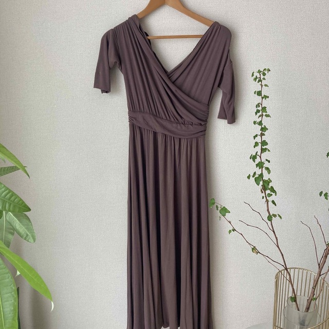 Her lip to Cache Coeur Jersey Long Dress