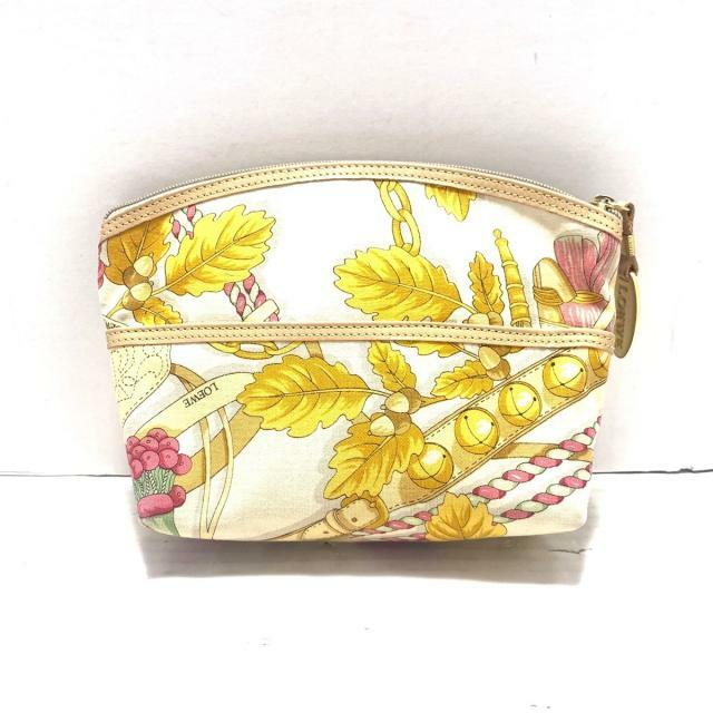LOEWE - ロエベ ポーチ - キャンバス×レザーの通販 by ブランディア