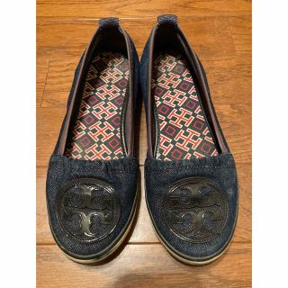 トリーバーチ(Tory Burch)のトリーバーチ　キャンバスシューズ(スリッポン/モカシン)