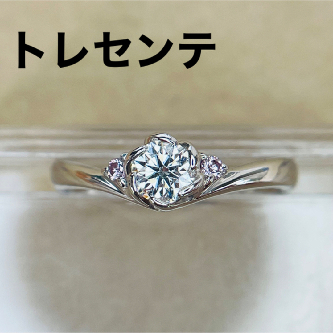 【トレセンテ】フローラ ダイヤモンドリング ピンクダイヤ レディースのアクセサリー(リング(指輪))の商品写真