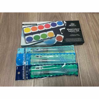 Phoenix Water color tablet set 水筆　まとめ売り(絵の具/ポスターカラー)