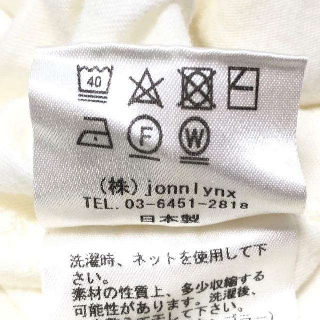 jonnlynx(ジョンリンクス)のジョンリンクス ワンピース サイズM - 白 レディースのワンピース(その他)の商品写真