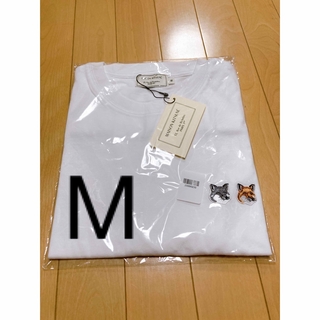メゾンキツネ(MAISON KITSUNE')の④ M メゾンキツネ　ダブルフォックス　Tシャツ(Tシャツ(半袖/袖なし))