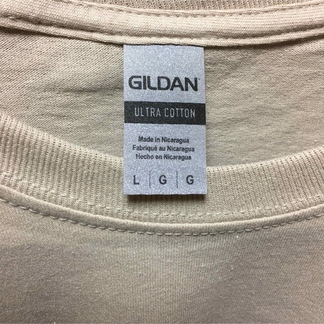 GILDAN(ギルタン)の新品 GILDAN ギルダン 長袖ロンT サンドベージュ L メンズのトップス(Tシャツ/カットソー(七分/長袖))の商品写真
