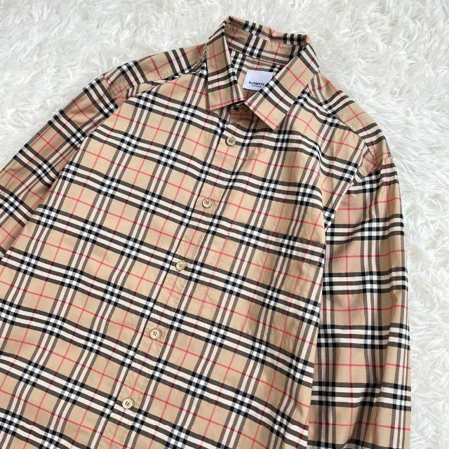 美品・現行品】バーバリー/BURBERRY 長袖 シャツ ノバチェック ドレス-