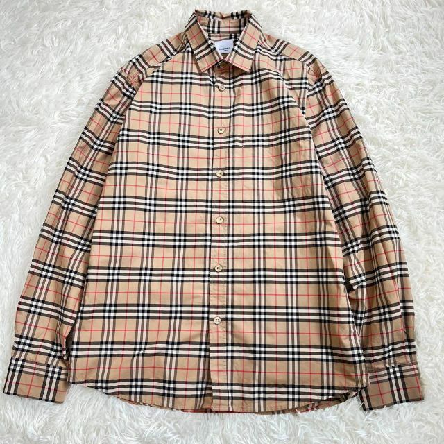 美品・現行品】バーバリー/BURBERRY 長袖 シャツ ノバチェック ドレス-