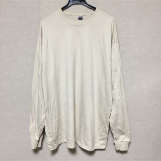 ギルタン(GILDAN)の新品 GILDAN ギルダン 長袖ロンT サンドベージュ 2XL(Tシャツ/カットソー(七分/長袖))