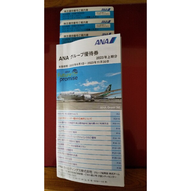 ANA株主優待券、大変お買い得❗️ チケットの乗車券/交通券(航空券)の商品写真