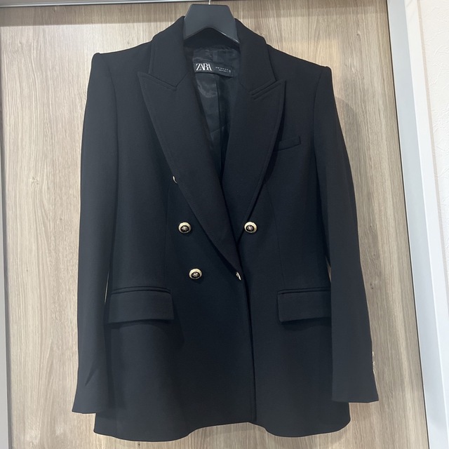 ZARA ダブルブレストブレザー | フリマアプリ ラクマ