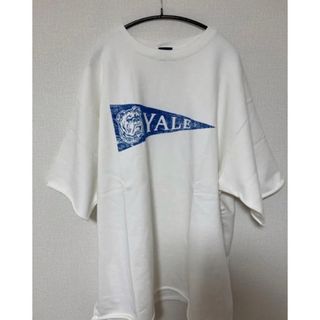 フレームワーク(FRAMeWORK)のYALE/BIG-TEEスウェット　ホワイト(Tシャツ/カットソー(半袖/袖なし))