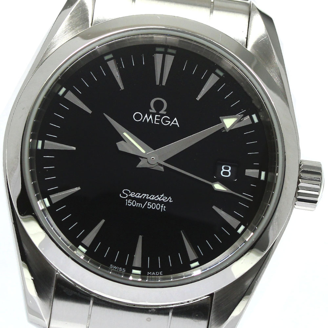 訳あり オメガ OMEGA 2518.50 シーマスター アクアテラ デイト クォーツ ボーイズ _750157