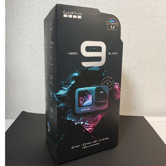 GoPro(ゴープロ)の【新品未開封】GoPro HERO9 CHDHX-901-FW　アクションカメラ スマホ/家電/カメラのカメラ(ビデオカメラ)の商品写真