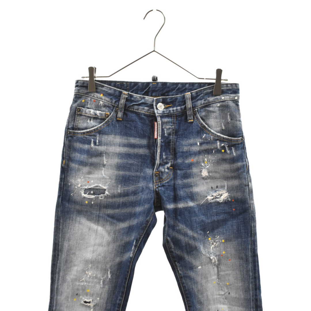 DSQUARED2 ディースクエアード 19SS Slim Jean ペイント加工 ダメージ