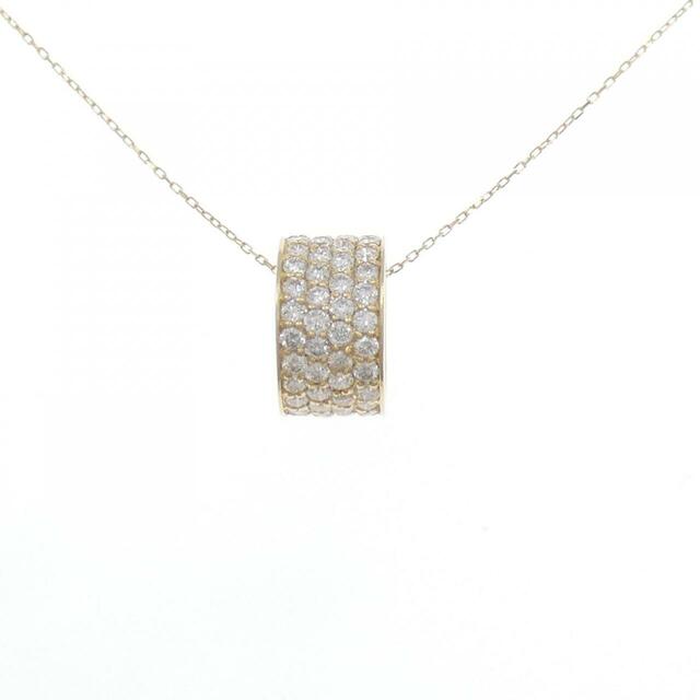 K18YG パヴェ ダイヤモンド ネックレス 1.00CT | www.trevires.be