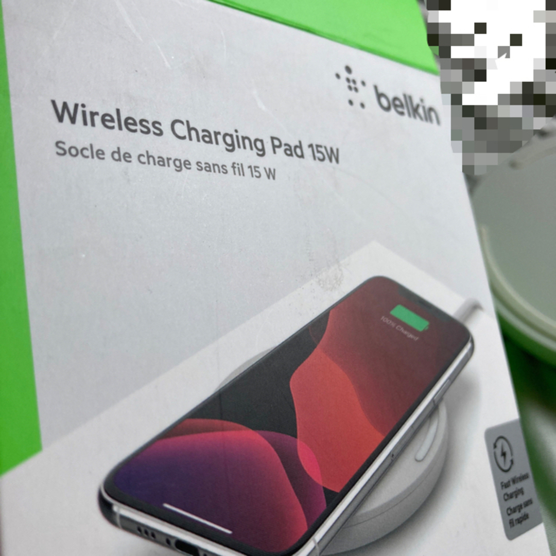 Apple(アップル)のBELKIN｜ベルキン BOOST↑CHARGEワイヤレス充電パッド スマホ/家電/カメラのスマホアクセサリー(その他)の商品写真