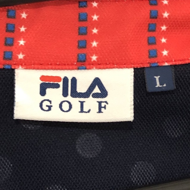 FILA(フィラ)の【Lサイズ】フィラゴルフ　レディースゴルフウェア　ネイビー スポーツ/アウトドアのゴルフ(ウエア)の商品写真