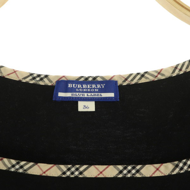 BURBERRY BLUE LABEL(バーバリーブルーレーベル)のバーバリーブルーレーベル タンクトップ キャミソール 切替 ノバチェック レディースのトップス(タンクトップ)の商品写真