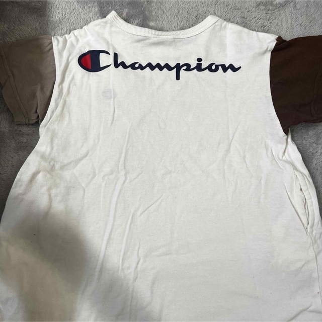 Champion(チャンピオン)のチャンピオン　子供用ワンピース キッズ/ベビー/マタニティのキッズ服女の子用(90cm~)(Tシャツ/カットソー)の商品写真