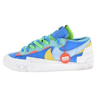 ナイキ(NIKE)のNIKE ナイキ ×KAWS ×sacai BLAZER LOW Neptune Blue DM7901-400 ×カウズ サカイ ブレザー ローカットスニーカー シューズ ブルー US9.5/27.5cm(スニーカー)