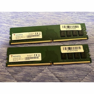 ADATA メモリ　8GB 2枚 DDR4(PCパーツ)