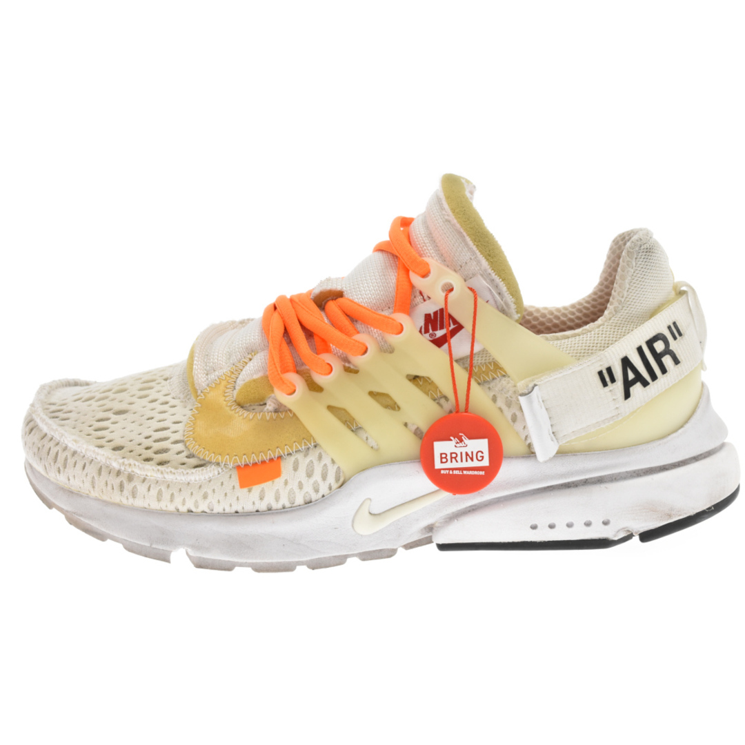 NIKE ナイキ ×OFF-WHITE THE 10: AIR PRESTO AA3830-100 オフホワイト ザテン エアプレスト ローカットスニーカー US9 ホワイト