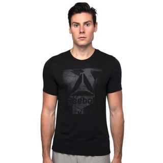 リーボック(Reebok)の[新品・未使用]ReebokTシャツ・ブラック・Lサイズ(トレーニング用品)