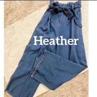 ヘザー(heather)のHeather デニムパンツ(デニム/ジーンズ)