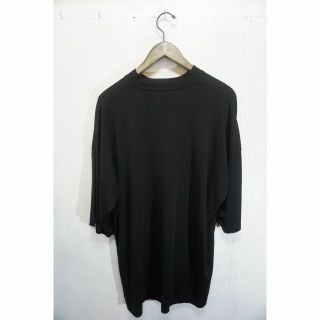 美品 22SS YOKE ヨーク ドロップショルダー Tシャツ 黒 1010M▲