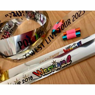 ジャニーズウエスト(ジャニーズWEST)のジャニーズWEST 銀テープ　POWER 他5本セット　美品(アイドルグッズ)