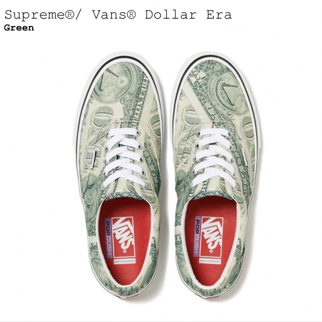 Supreme(シュプリーム)のSupreme Vans Dollar Era 28cm メンズの靴/シューズ(スニーカー)の商品写真