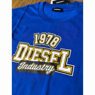 ディーゼル(DIESEL)のDIESEL  新品未使用　 XSサイズ　Tシャツ　カットソー　青　ディーゼル(Tシャツ/カットソー(半袖/袖なし))